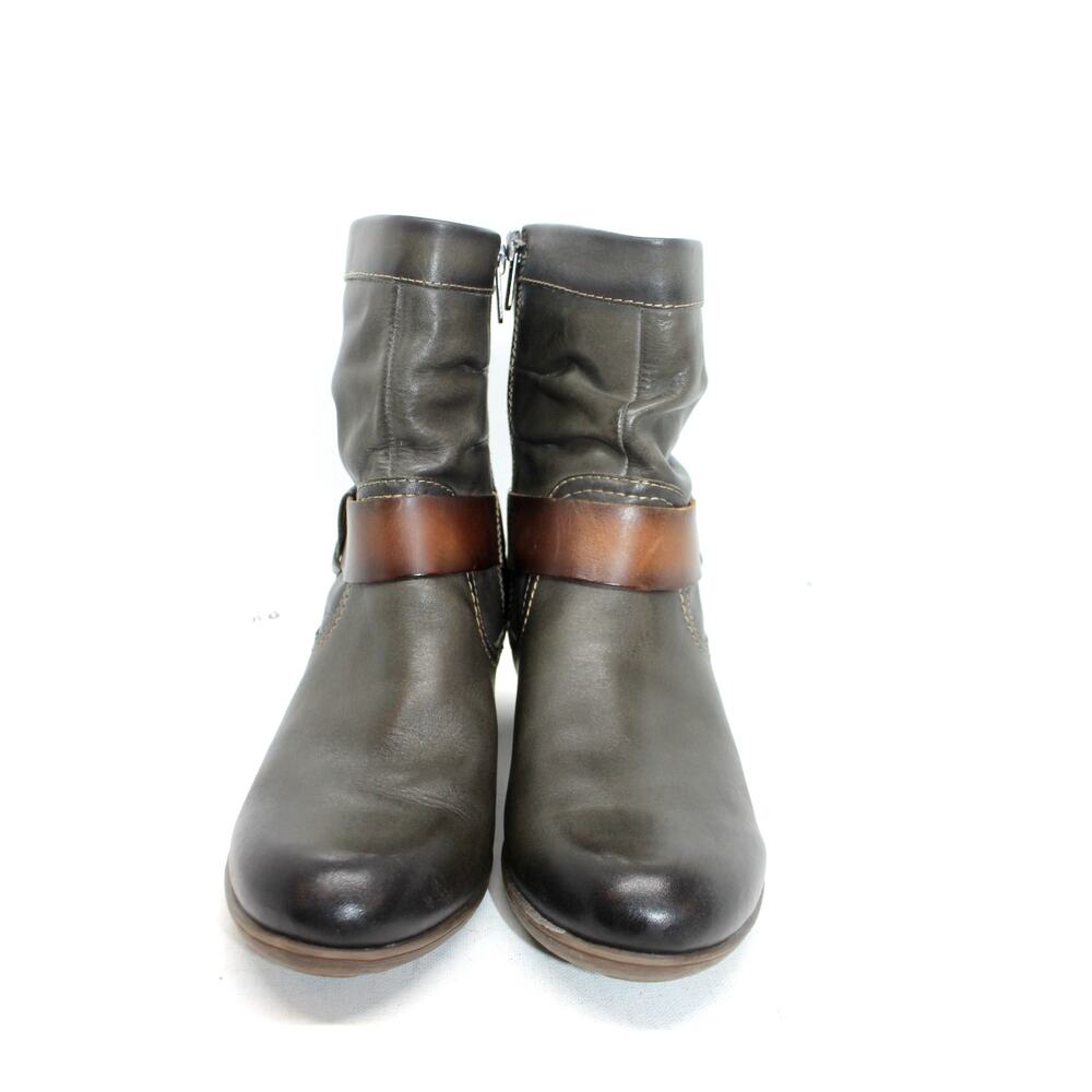 Pikolinos Womens Rotterdam Gray Leather Boots sz 39 EU / 8.5 US - Picture 3 of 5